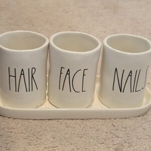 Rae Dunn Ceramic Organizer Set